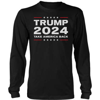 Apparel Mens Long Sleeve / Black / S Take America Back