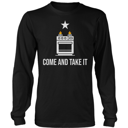 T-shirt Mens Long Sleeve / Black / S Come and Take It Stove