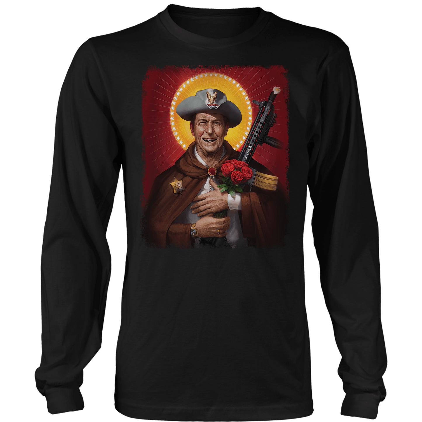 Apparel Mens Long Sleeve / Black / S Saint Reagan