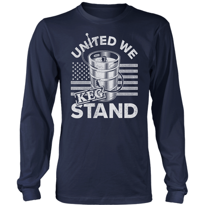 Apparel Mens Long Sleeve / Midnight Navy / S United We Keg