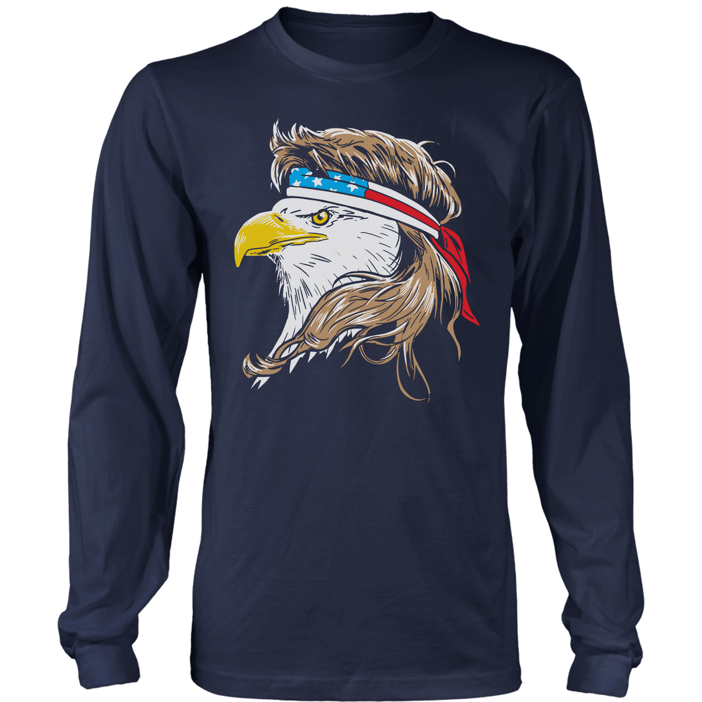 T-shirt Mens Long Sleeve / Midnight Navy / S Merican Eagle