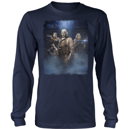 T-shirt Mens Long Sleeve / Midnight Navy / S Seal Team 1776