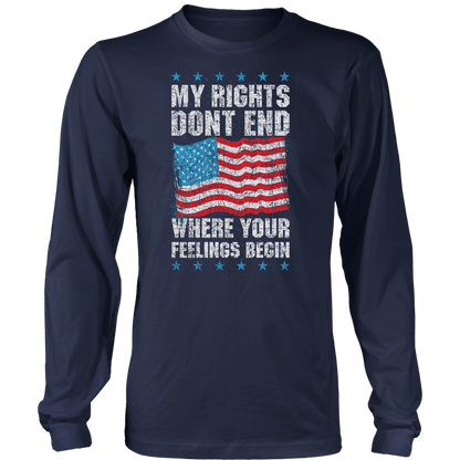 T-shirt My Rights Don't End