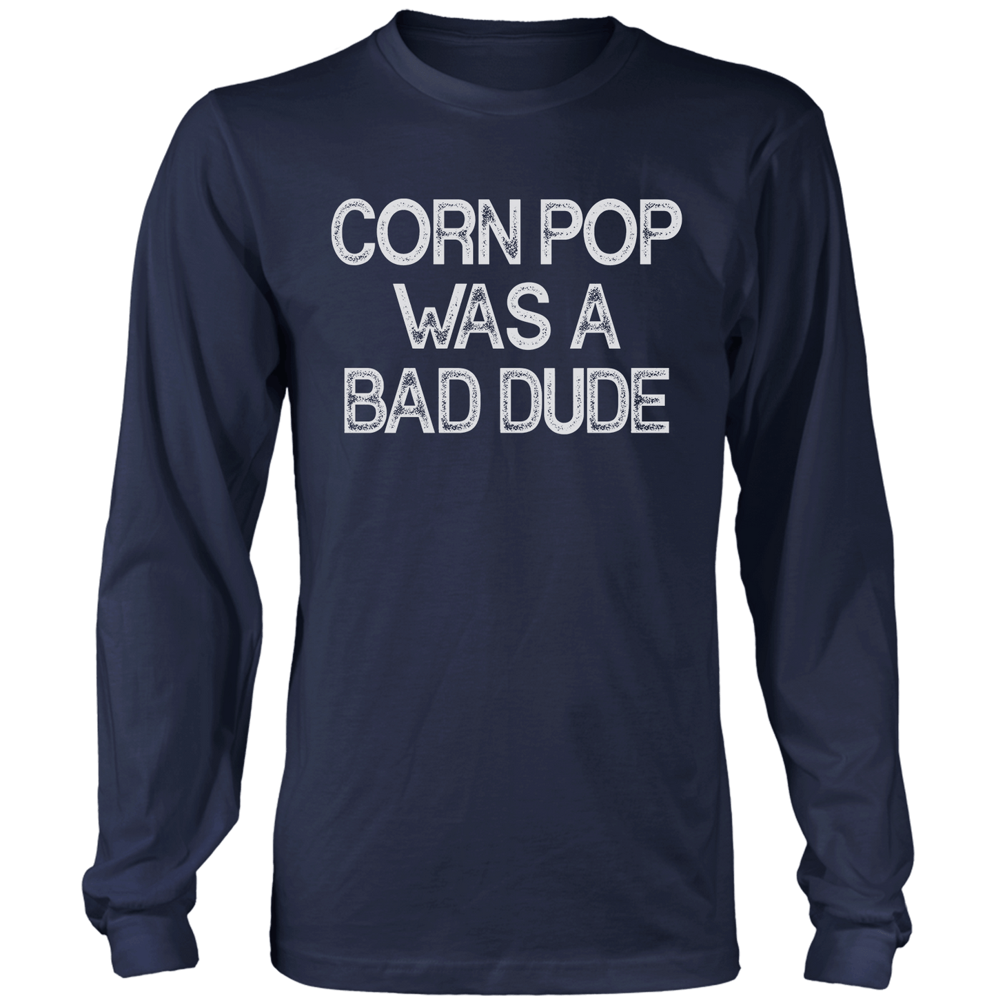 T-shirt Mens Long Sleeve / Midnight Navy / S Corn Pop