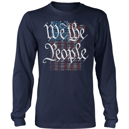 Apparel Mens Long Sleeve / Midnight Navy / S We The People Flag