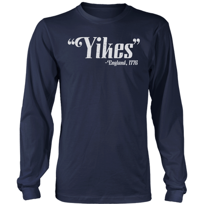 T-shirt Mens Long Sleeve / Midnight Navy / S Yikes 1776