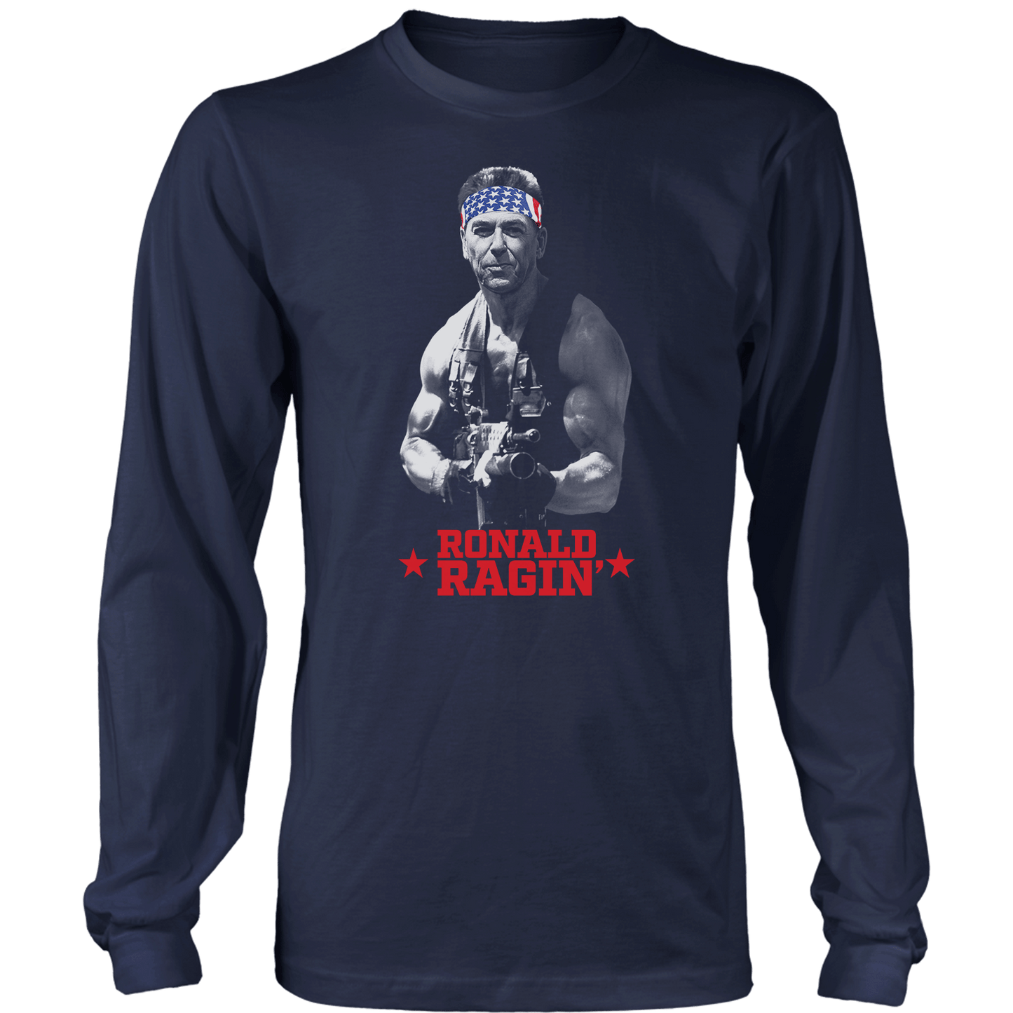 Apparel Mens Long Sleeve / Midnight Navy / S Ronald Ragin'