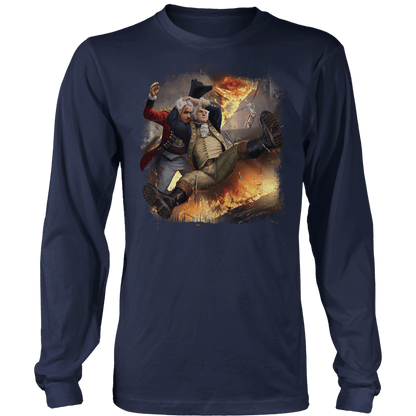 T-shirt Mens Long Sleeve / Midnight Navy / S Washington Stunner