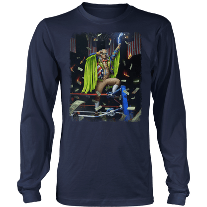 Apparel Mens Long Sleeve / Midnight Navy / S Benny F Wrestler