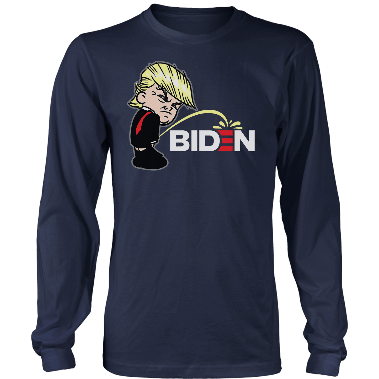 T-shirt Trump Peeing Biden