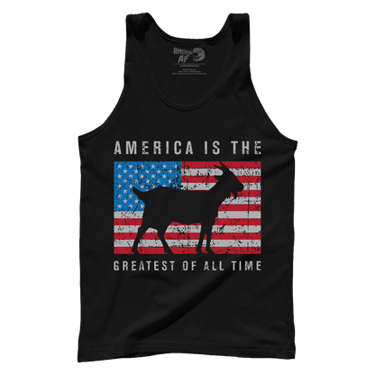 T-shirt Premium Mens Tank / Black / XS GOAT