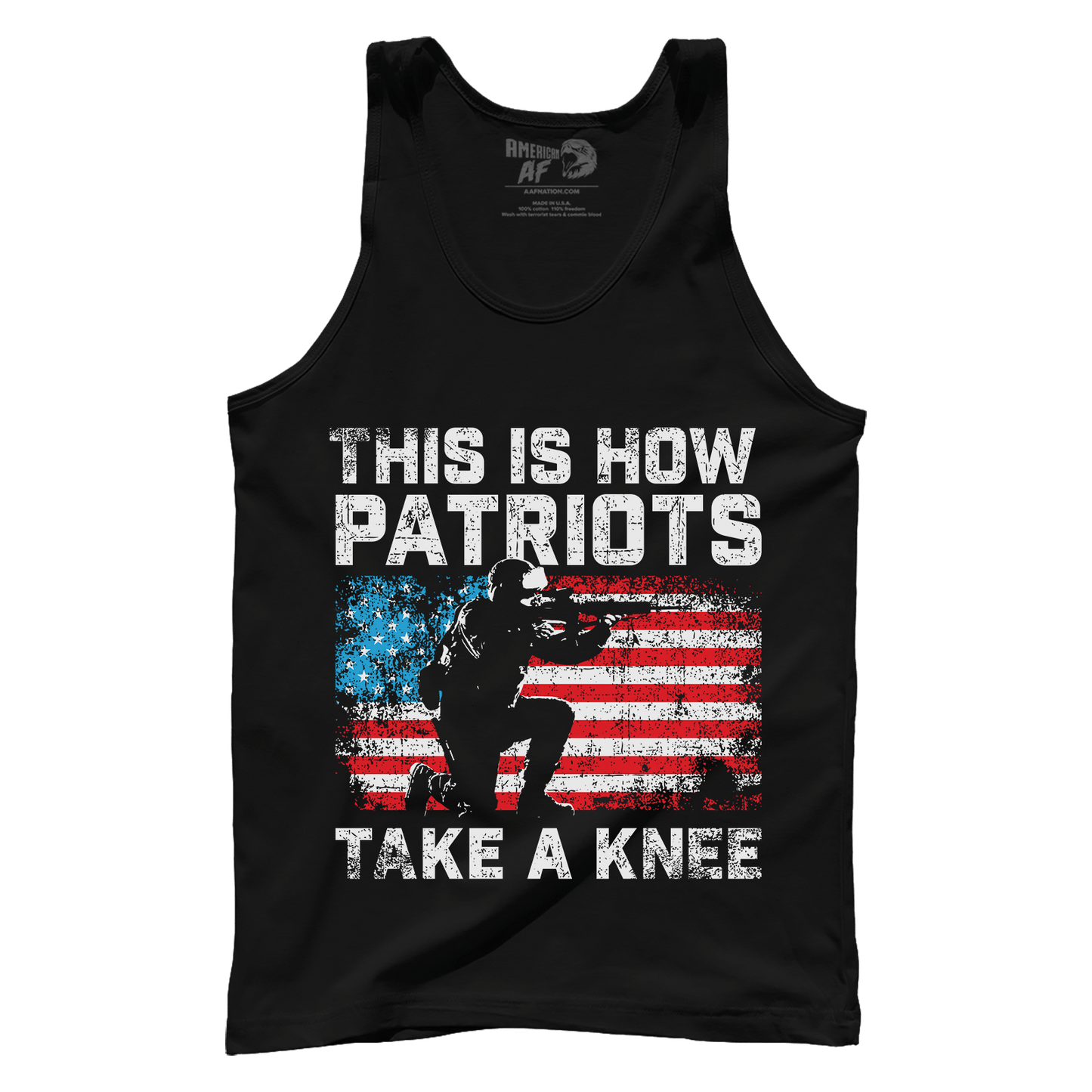 T-shirt Premium Mens Tank / Black / XS Patriots Take a Knee