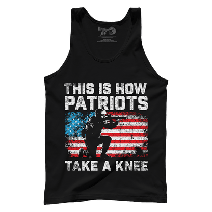 T-shirt Premium Mens Tank / Black / XS Patriots Take a Knee