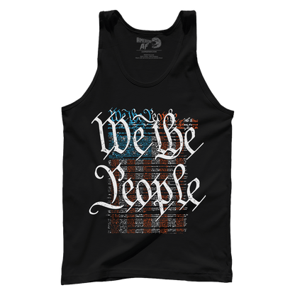 T-shirt Premium Mens Tank / Black / XS We The People Flag