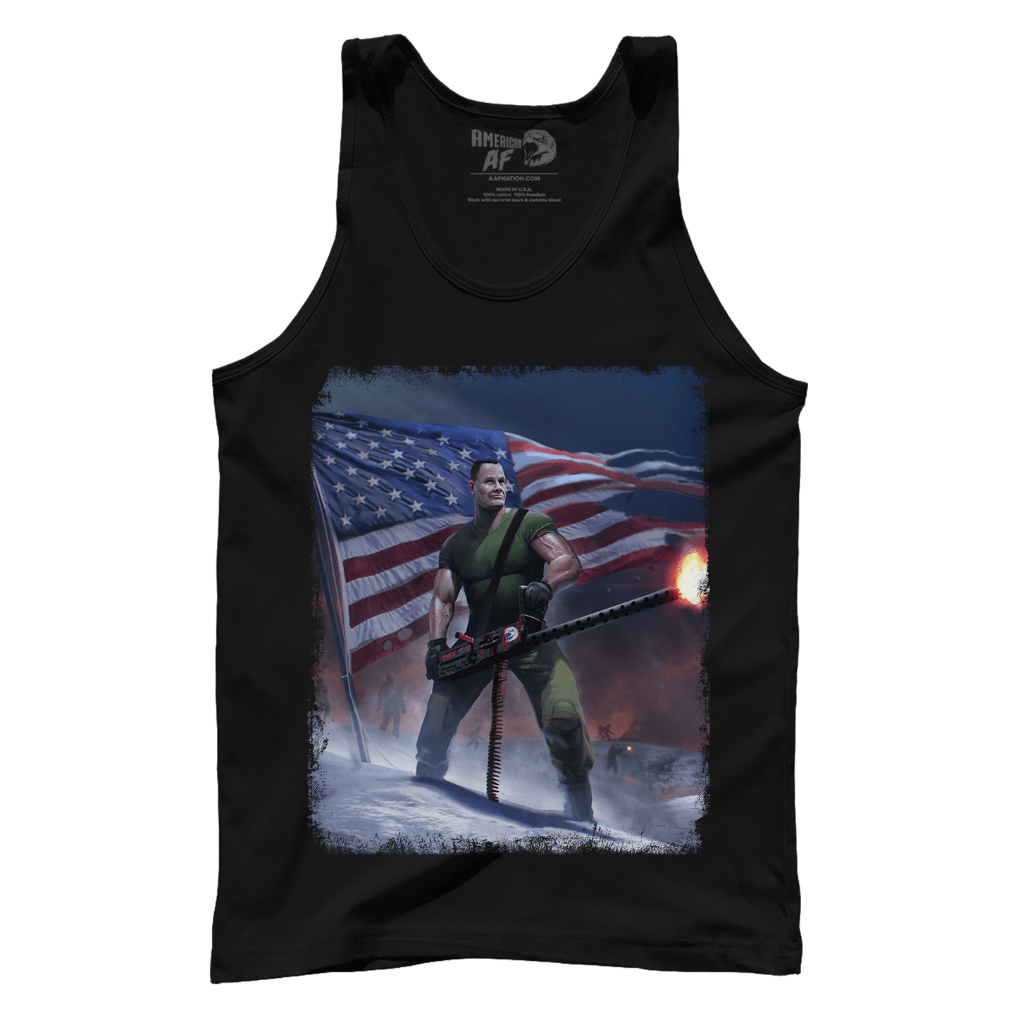 Apparel Premium Mens Tank / Black / XS Chesty Puller Frozen Chosin' Zoom