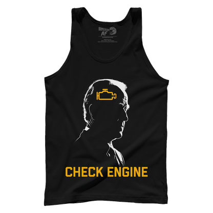 T-shirt Premium Mens Tank / Black / XS Joe Biden Check Engine