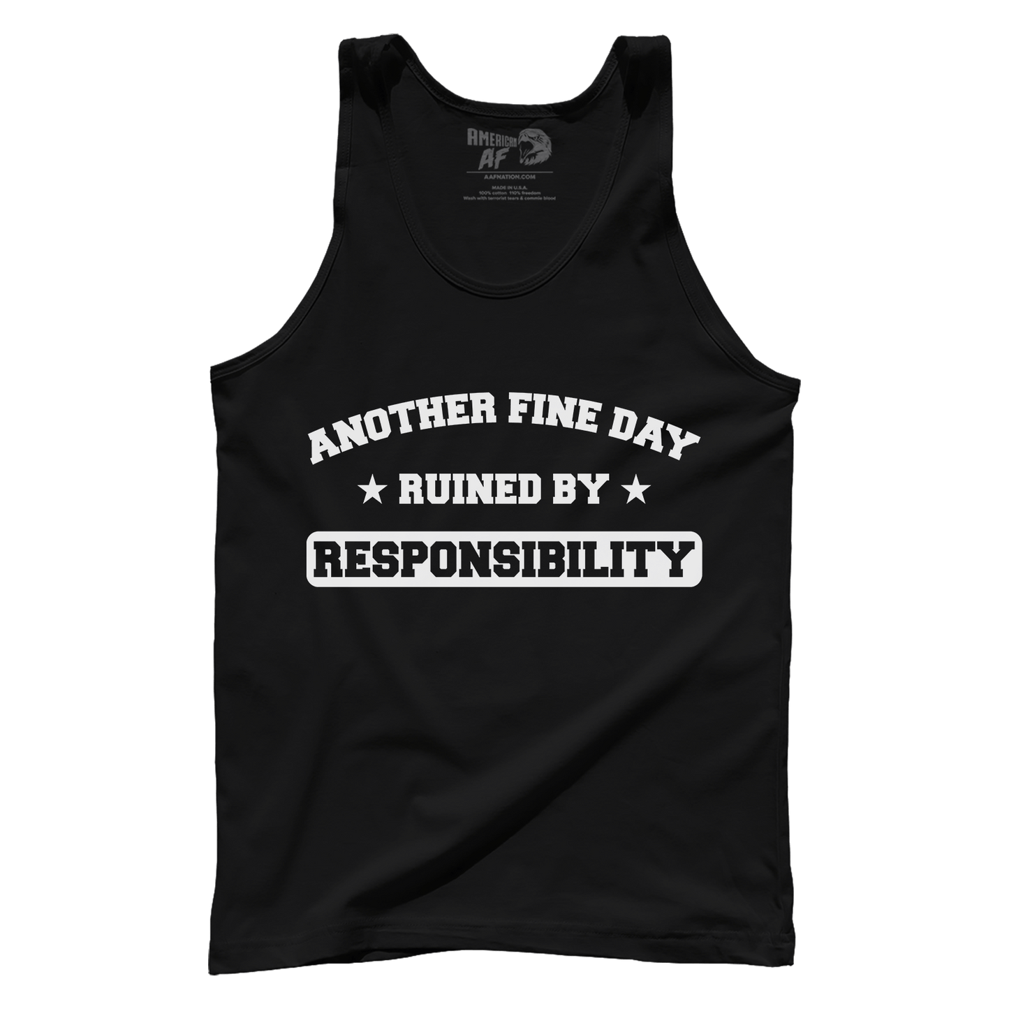 Apparel Premium Mens Tank / Black / XS Fine Day Ruined