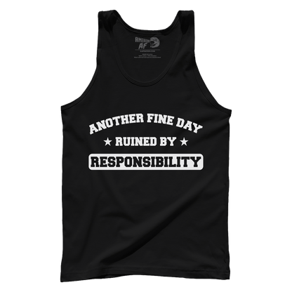 Apparel Premium Mens Tank / Black / XS Fine Day Ruined