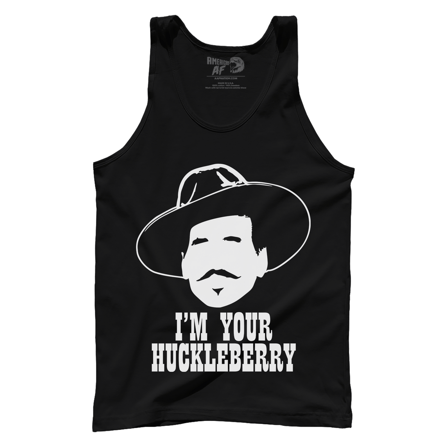 T-shirt Premium Mens Tank / Black / XS I'm Your Huckleberry