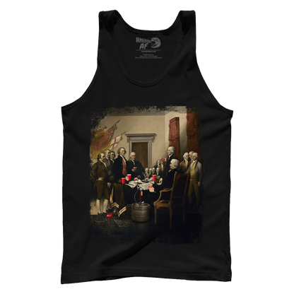 T-shirt Premium Mens Tank / Black / XS Party Like Our Forefathers