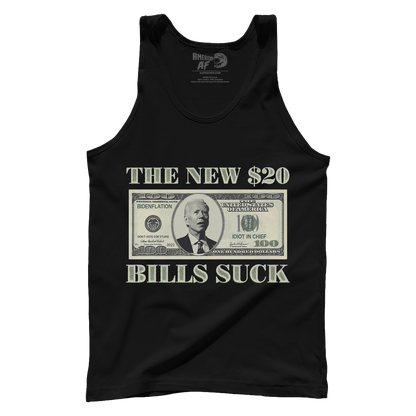 Apparel Premium Mens Tank / Black / XS Biden Dollar Inflation