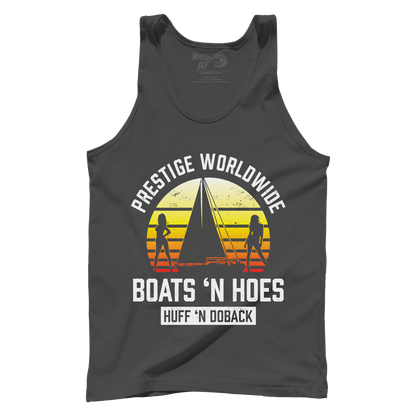 T-shirt Premium Mens Tank / Dark Grey / XS Boats 'N Hoes