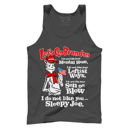 Apparel Premium Mens Tank / Dark Grey / XS IDNL Sleepy Joe