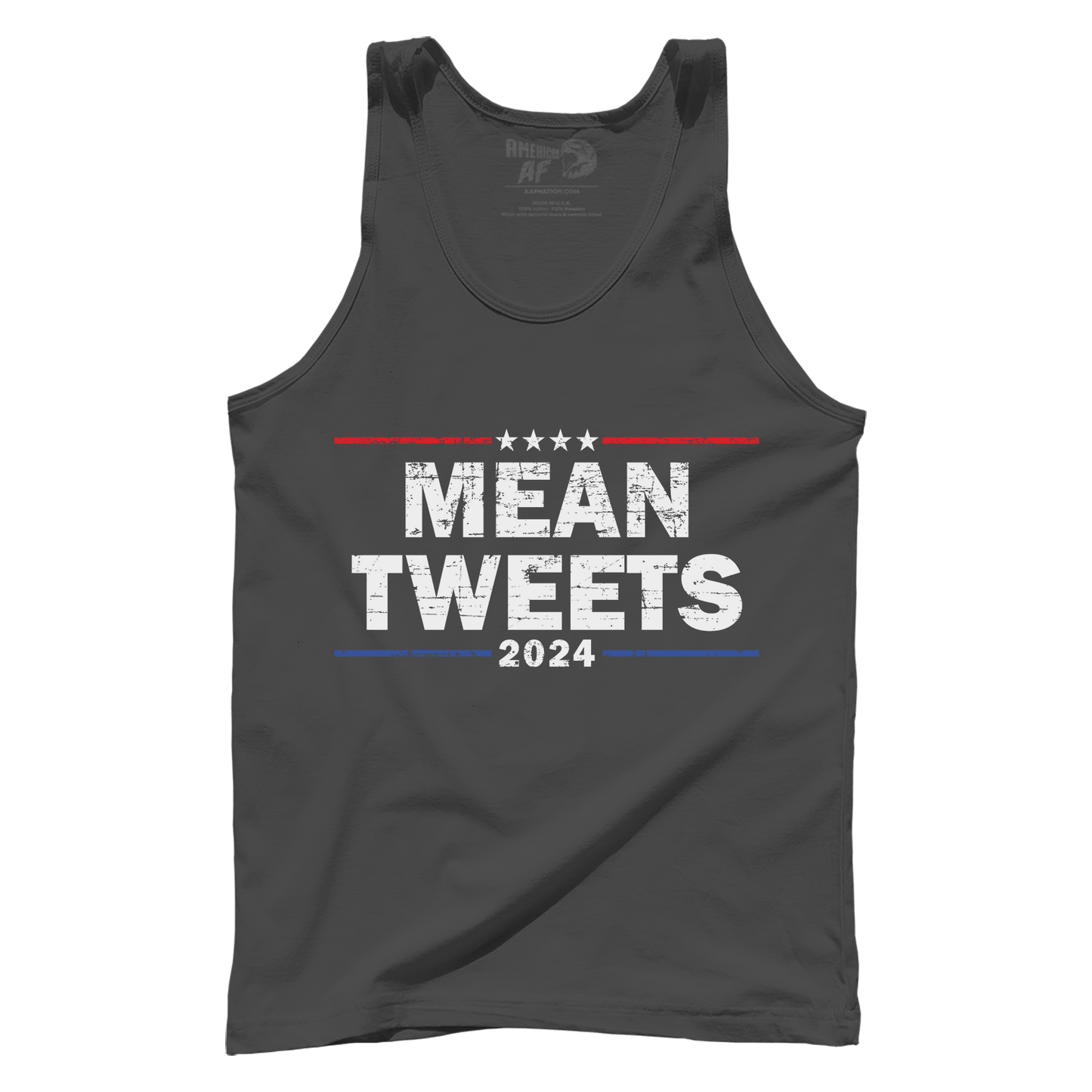 T-shirt Premium Mens Tank / Dark Grey / XS Mean Tweets 2024