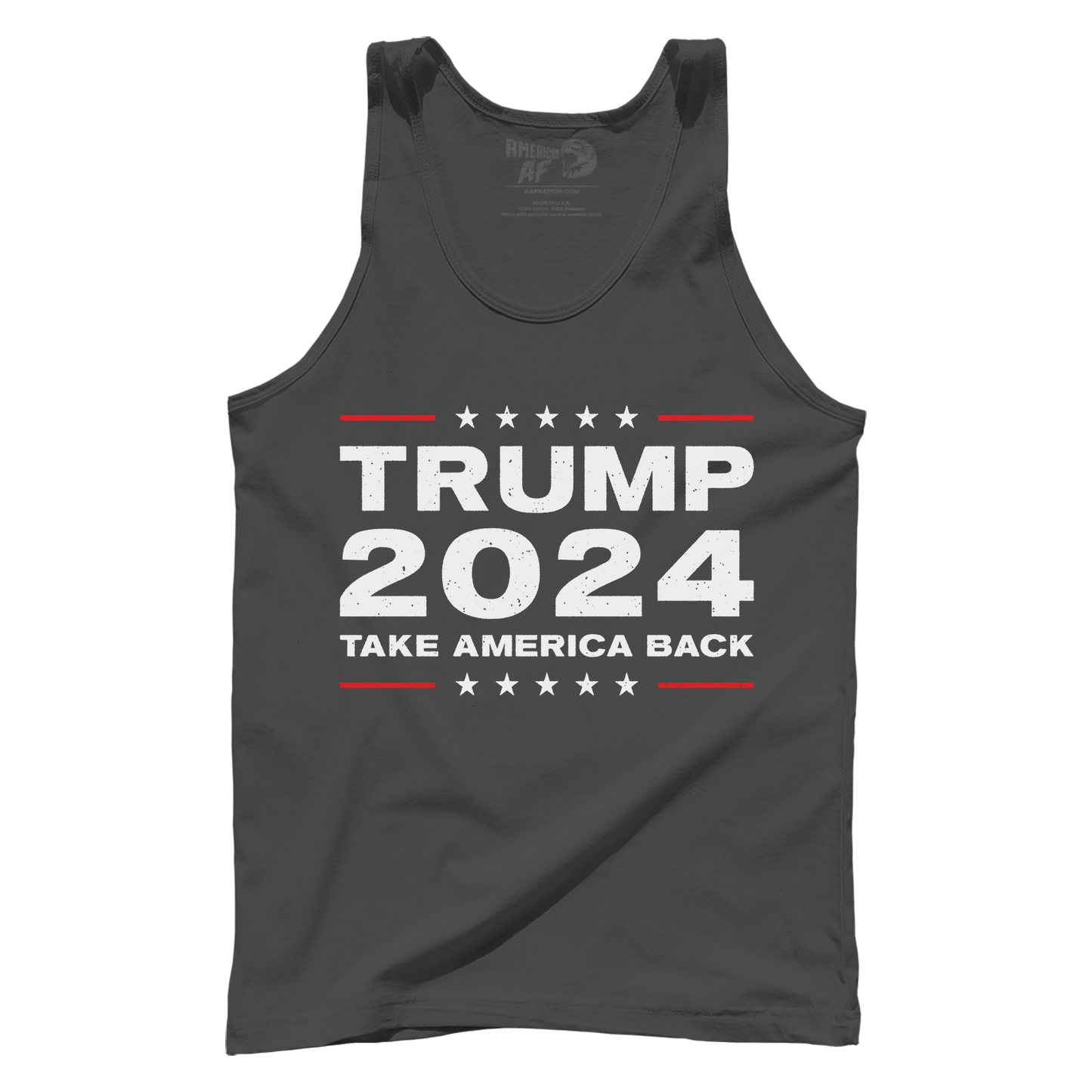 Apparel Premium Mens Tank / Dark Grey / XS Take America Back