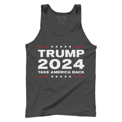 Apparel Premium Mens Tank / Dark Grey / XS Take America Back