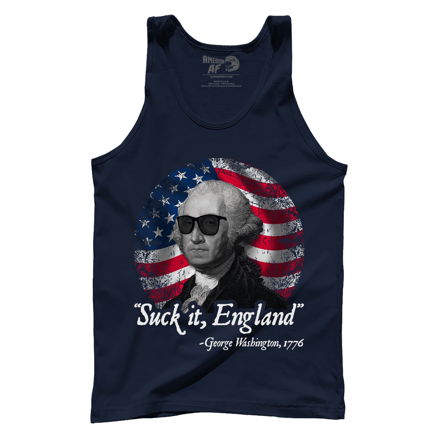 T-shirt Premium Mens Tank / Navy / XS Suck it England