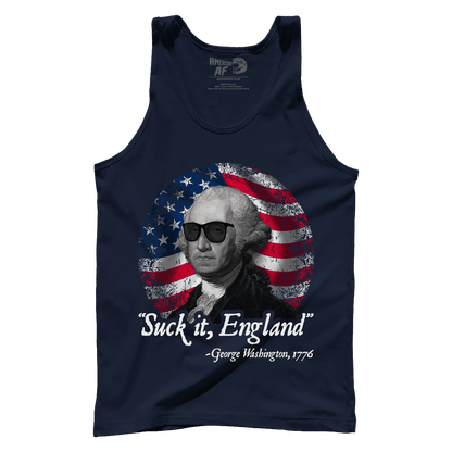 T-shirt Premium Mens Tank / Navy / XS Suck it England