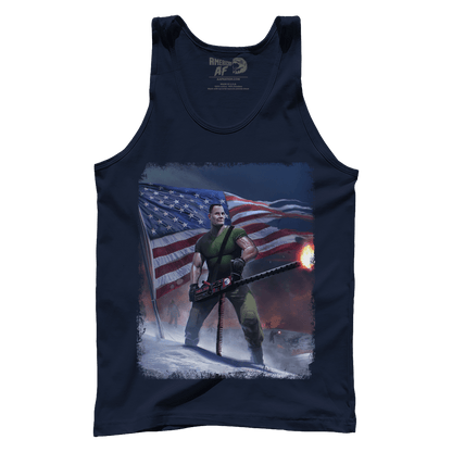 Apparel Premium Mens Tank / Navy / XS Chesty Puller Frozen Chosin' Zoom