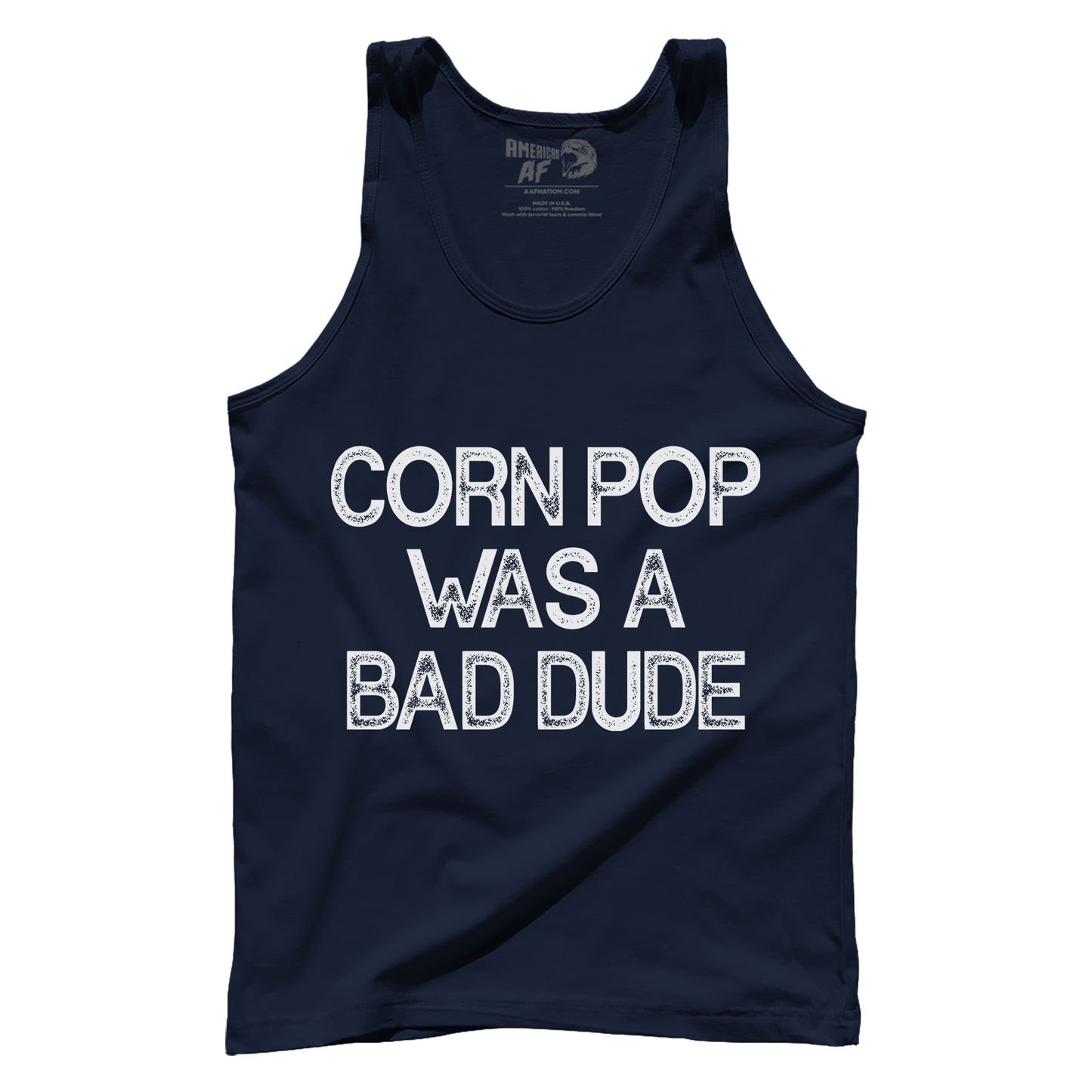 T-shirt Premium Mens Tank / Navy / XS Corn Pop