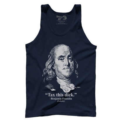 T-shirt Premium Mens Tank / Navy / X-Small Tax This D