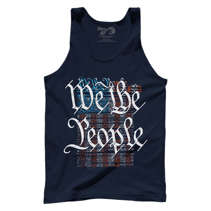 T-shirt Premium Mens Tank / Navy / XS We The People Flag