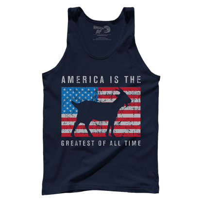 T-shirt Premium Mens Tank / Navy / XS GOAT