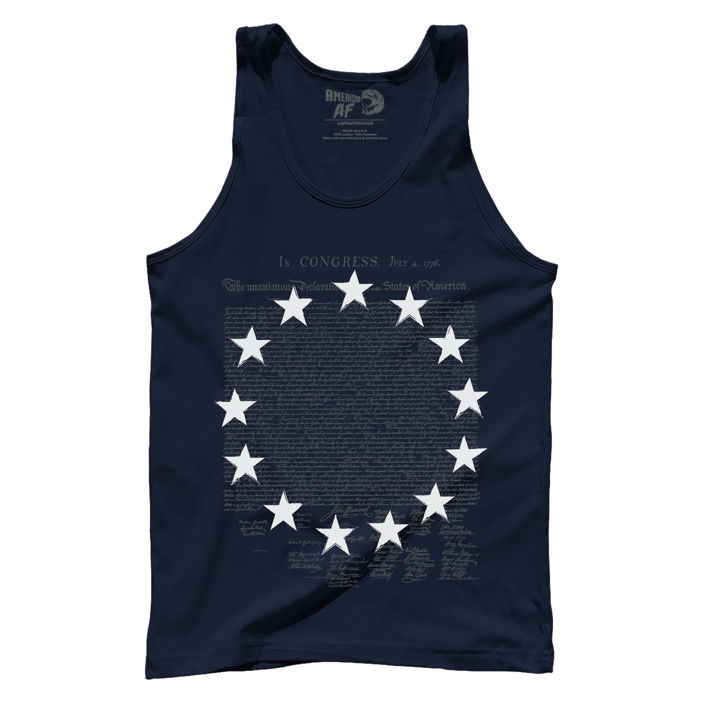 Apparel Premium Mens Tank / Navy / XS Betsy Ross 1776
