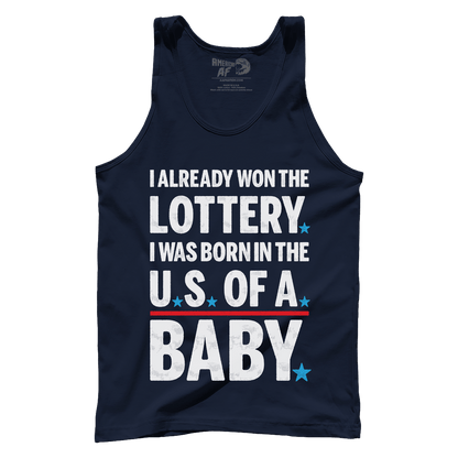 Apparel Premium Mens Tank / Navy / XS U.S. Of A.