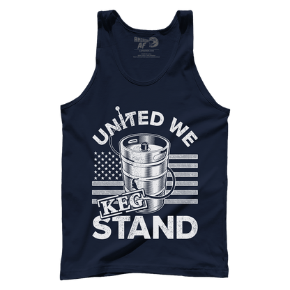 Apparel Premium Mens Tank / Navy / XS United We Keg