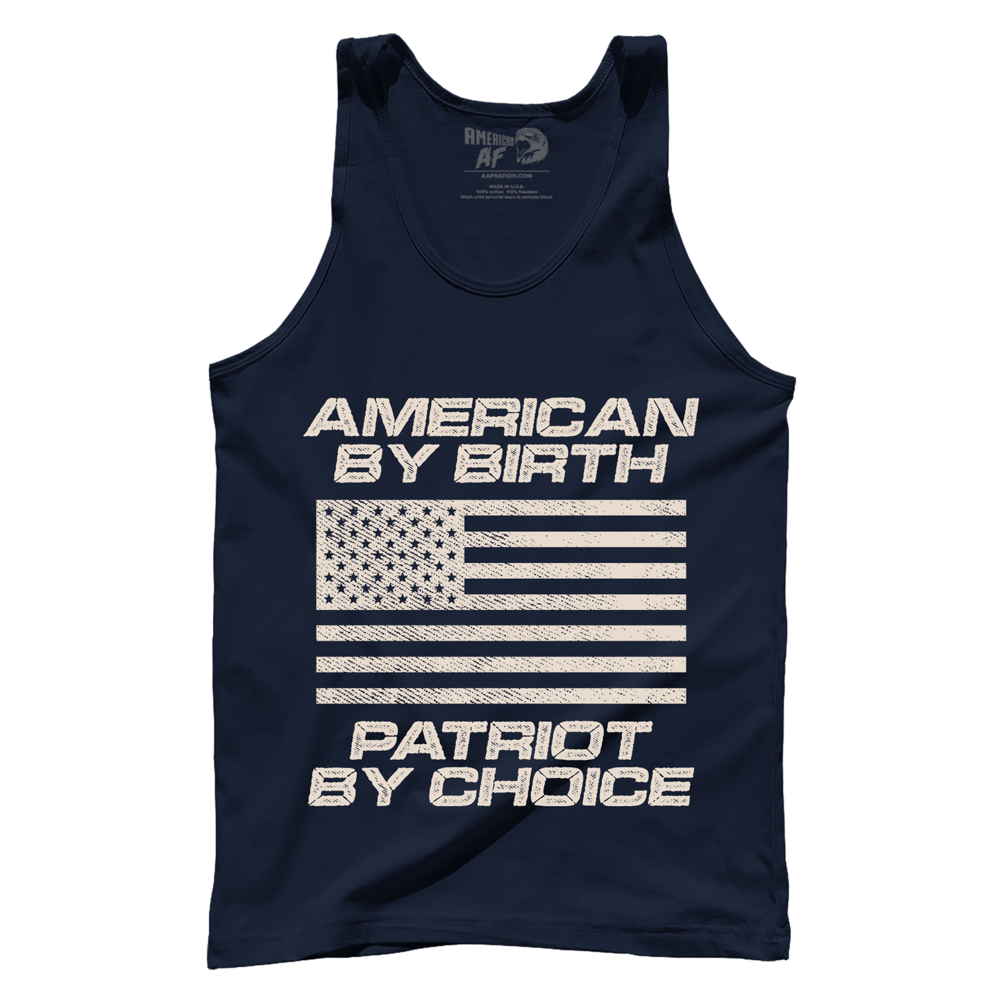 T-shirt Premium Mens Tank / Navy / XS American by Birth