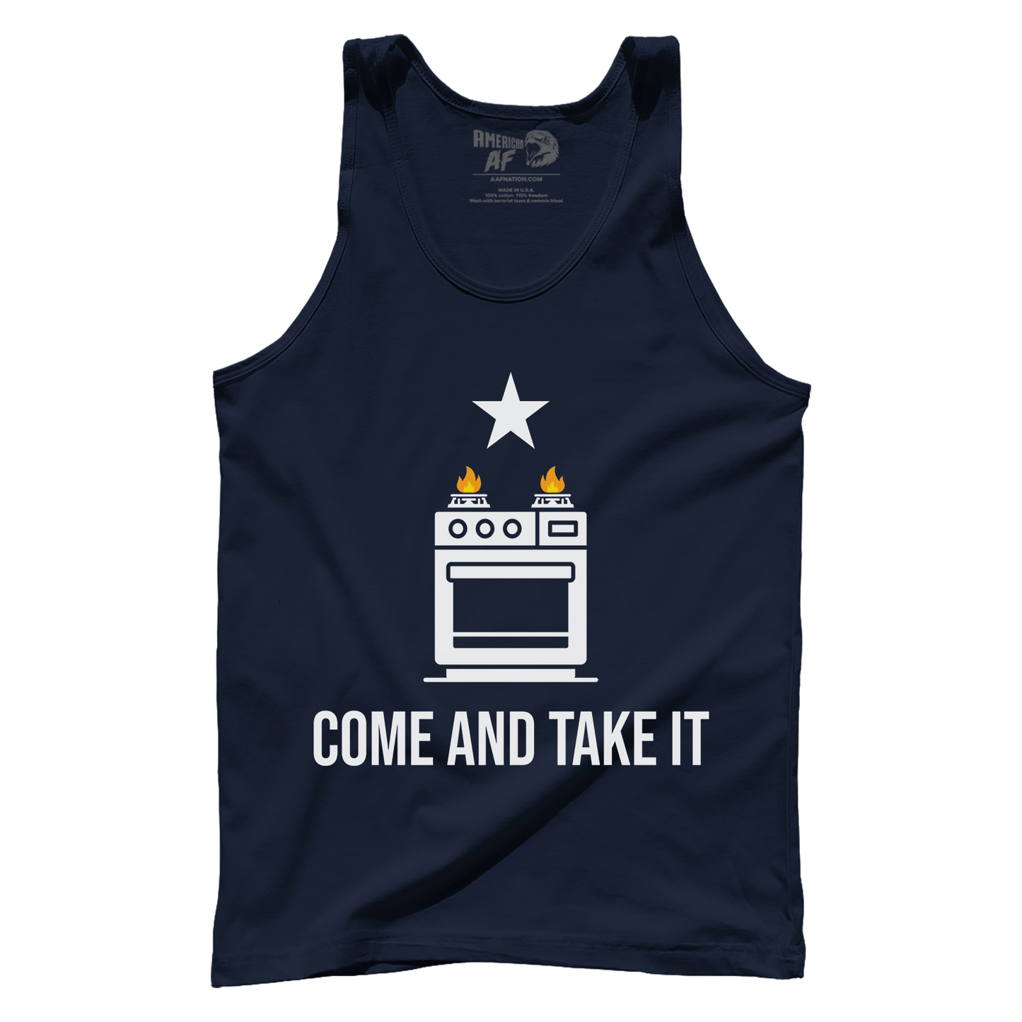 T-shirt Premium Mens Tank / Navy / XS Come and Take It Stove