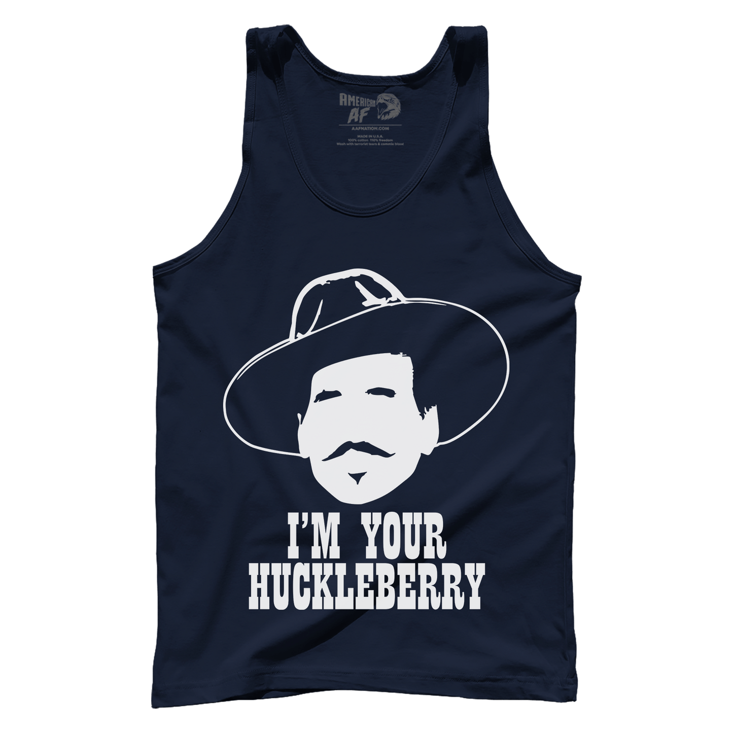 T-shirt Premium Mens Tank / Navy / XS I'm Your Huckleberry