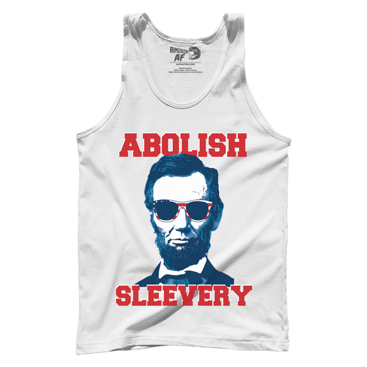 Apparel Premium Mens Tank / White / XS Abolish Sleevery