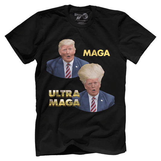 T-shirt Premium Mens Shirt / Black / XS Trump MAGA Vs Ultra MAGA