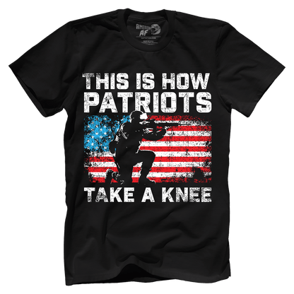 T-shirt Premium Mens Shirt / Black / XS Patriots Take a Knee