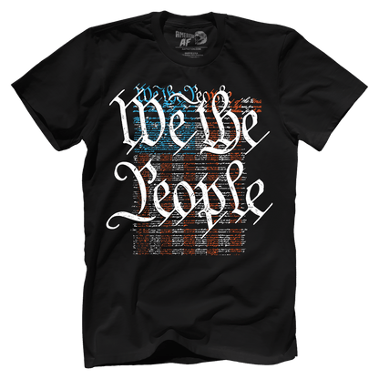 Apparel Premium Mens Shirt / Black / XS We The People Flag