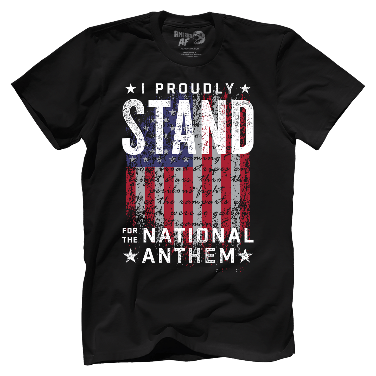 T-shirt Premium Mens Shirt / Black / XS I Stand for the Anthem