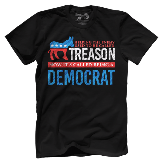 T-shirt Premium Mens Shirt / Black / XS Treason Democrat