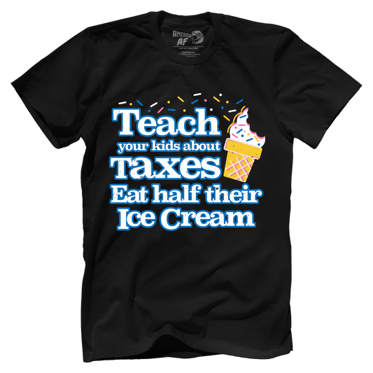 T-shirt Premium Mens Shirt / Black / XS Half Ice Cream